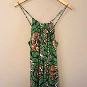 Nieves Lavi Maxi Print Dress